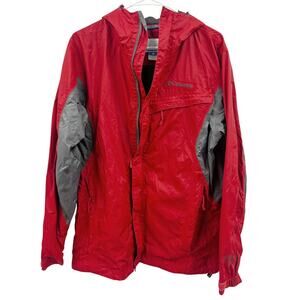Columbia Men's Small Insulated Red Rain Jacket